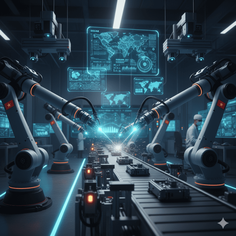 Tự Động Hóa Công Nghiệp Phụ Trợ: Giải Pháp Tăng Năng Lực Sản Xuất 2026