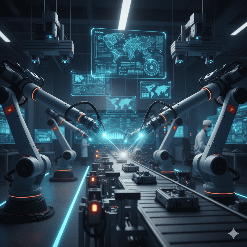 Tự Động Hóa Công Nghiệp Phụ Trợ: Giải Pháp Tăng Năng Lực Sản Xuất 2026